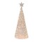 Brite Star 60" Winter Frost Gold LED Twinkling Christmas Tree Yard Decoration